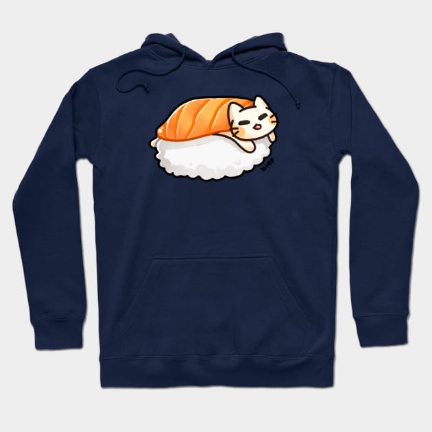 cat sushi blep Hoodie by mushopea